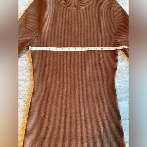 NEW w/Tags Line & Dot Reiss Ribbed Knit mini dress long sleeves, mock neck Small - Picture 10 of 11